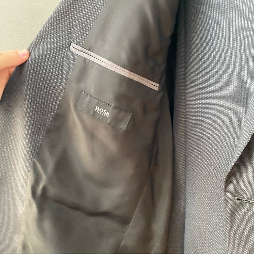HUGO BOSS SUIT | SLIM-FIT SUIT IN WOOL, SILK AND STRETCH - Picture 5 of 7